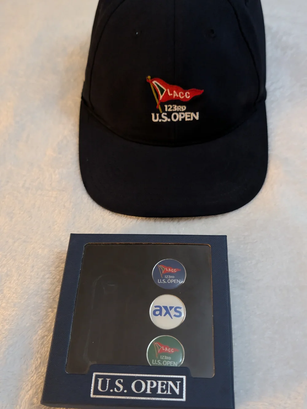 2023 U.S. Open LACC Collector Bundle — Hat + 3 Ball Markers